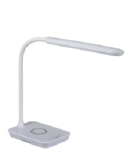 【ワイヤレス充電機能付き】LEDデスクライト(680Lm/ホワイト) 4971275618442