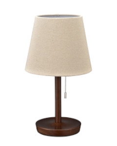 テーブルスタンド(E26 電球別売/プルスイッチ/チーク系) 4971275638105