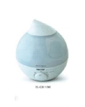 LED滴型超音波加湿器 2.8L メレンゲ（Ag+カートリッジ） 4955014042170