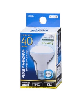 LED電球 レフランプミニ形(40形相当/379lm/昼光色/E17/配光角140°/密閉形器具対応) 4971275607682