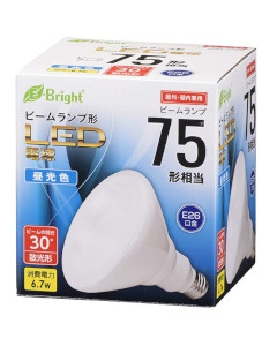 LED電球 ビームランプ形 散光形(75形相当/660lm/昼光色/E26) 4971275631229