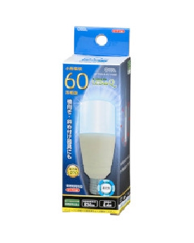 ＬＥＤ電球 T形（小形60形相当/834lm/昼光色/E17/全方向270°/密閉形器具対応/断熱材施工器具対応） 4971275637405