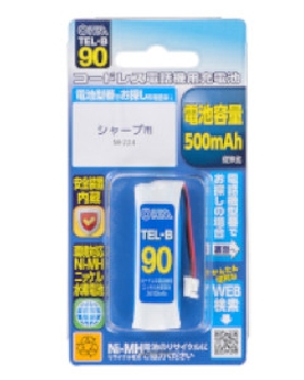 コードレス電話機用充電式ニッケル水素電池 4971275500907