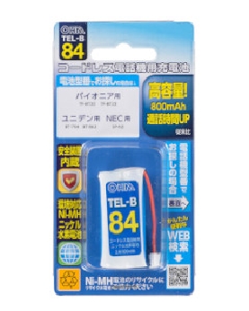 コードレス電話機用充電式ニッケル水素電池　4971275500846