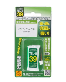 コードレス電話機用充電式ニッケル水素電池 4971275500396