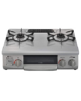 グリル付ガステーブル 都市ガス【右強火】タイプ 4951309337471