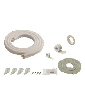 【5個入り】エアコン配管セット(電線なし部品入り)2分3分ペアタイプ 5m 4524188010355