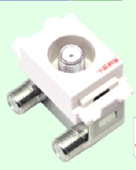 直列ユニット　中間型　両端子通電型（OUT→IN　TV→IN方向通電）【4K8K対応】