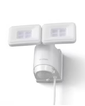 AC式LED防犯センサーライト パールホワイト 4967576440004