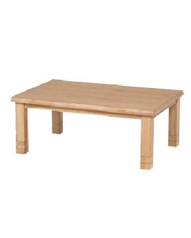 長方形 家具調こたつ こたつ本体 120×80