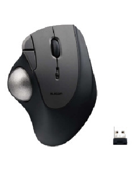 2.4GHz無線トラックボールマウス "IST"5ボタン 人工ルビーモデル 4549550281300