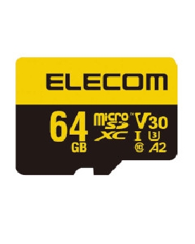 高耐久 U3、V30 microSDXC メモリカード