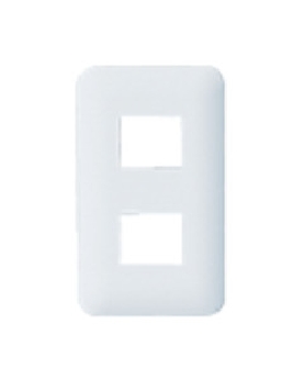 コスモシリーズワイド21 コンセントプレート(2コ用)(ホワイト) 4989602599999