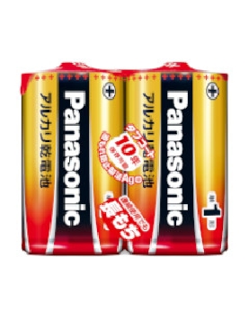 アルカリ乾電池単1形2本パック 4984824719675