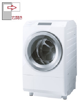 【右開き】ドラム式洗濯乾燥機 洗濯12kg 乾燥7kg 4904530128776