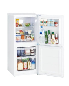 【右開き】2ドア 121L 冷凍冷蔵庫 4571526732677