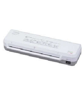 シンプルラミネーター（A4対応/100ミクロンフィルム専用/2本ローラー/ホワイト） 4971275056671