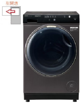 【左開き】ドラム式洗濯乾燥機  洗濯12kg 乾燥6kg 4582678511188