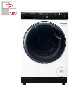 【右開き】ドラム式洗濯乾燥機 洗濯12kg 乾燥6kg 4582678511195