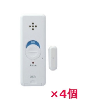 【送料無料】窓ピタッアラーム 開放検知 【4個セット】 4901087226382