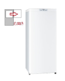 【右開き】冷凍庫　1ドア 121L 4902901006098