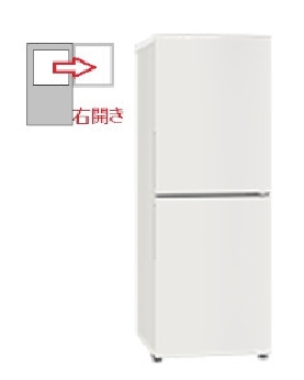 【右開き】冷凍庫　2ドア 218L 4902901006142