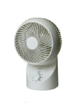 18cmサーキュレーター 360度 3D 首振り 4955014044495