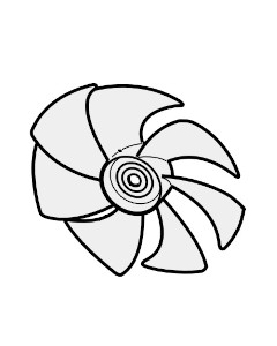 純正部品 扇風機用羽根 1001000023939444