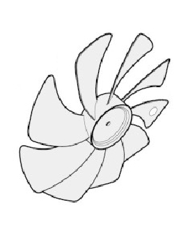 純正部品 扇風機用羽根