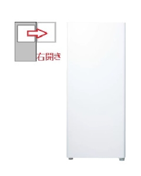 【右開き】冷凍庫 134L 1ドア 4582678514240