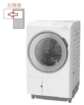 【左開き】ドラム式洗濯乾燥機 洗濯容量13kg 乾燥容量7kg 4549873213897