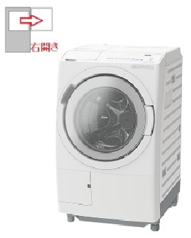 【右開き】ドラム式洗濯乾燥機 洗濯容量12kg 乾燥容量6kg 4549873213996