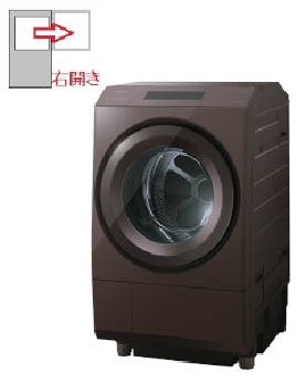 【右開き】ドラム式洗濯乾燥機 洗濯12kg 乾燥7kg 4904530136139